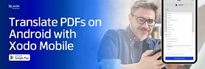 New: Translate PDFs on Android with Xodo Mobile