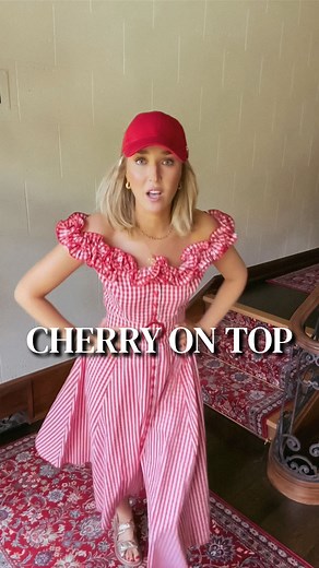 Mary Orton Scudellari on Instagram: "MARK YOUR CAL: @shopchord LAUNCHES THURSDAY, 6/27 AT 10AM ET! 🚀 This delicious red colorway is the literal cherry on top of a pretty darn sweet launch collection that I can’t wait to get in your hands and on your heads so soon. ❤️‍🔥 Ok, I’m off to a 4yo’s birthday party! Probably should’ve accessorized my dress with stain remover and a flask, but I ran out of time.✌🏼🍒 #strikeaCHORD #CHORD #baseballcap #baseballcaps"