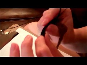 Macrame How to wrap a stone Using Macrame Knots