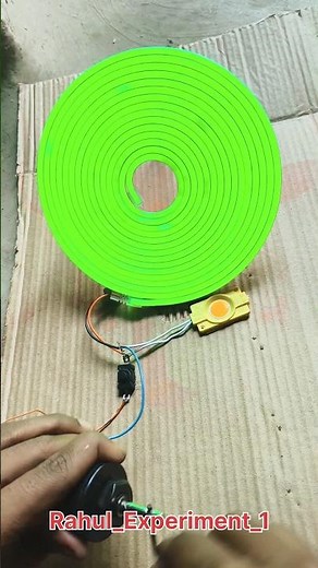 power by using free energy with neon light and LED lights #project