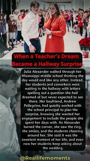 When a Teacher’s Dream Became a Hallway Surprise