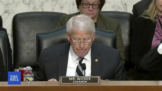 Senate Armed Services Chair Roger Wicker Criticizes The Pentagon’s National Defense Strategy (NDS) Blueprint