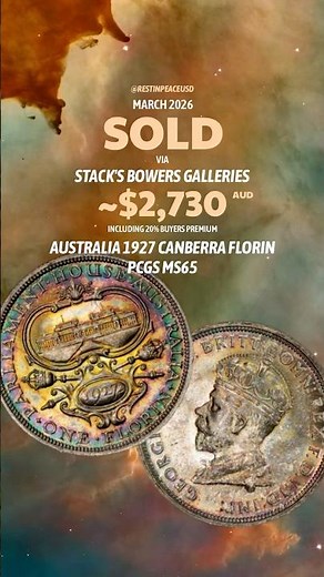 Rare Australian coin results early 2026 via ‪@StacksBowers‬