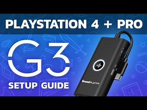 Sound Blaster G3 Setup Guide for PS4 and PS4 Pro