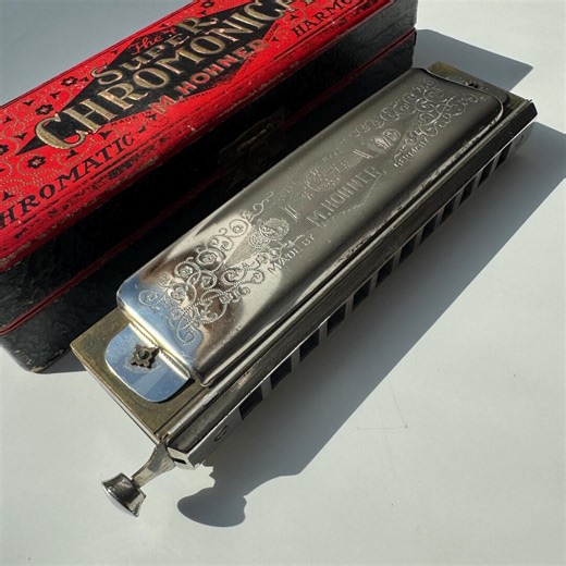 Vintage M. Horner Chromonica Harmonica - Key of G, Original Box - Etsy