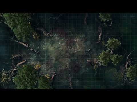 D&D | Rotroot Marsh Part 1 Grid | Animated Battle Maps