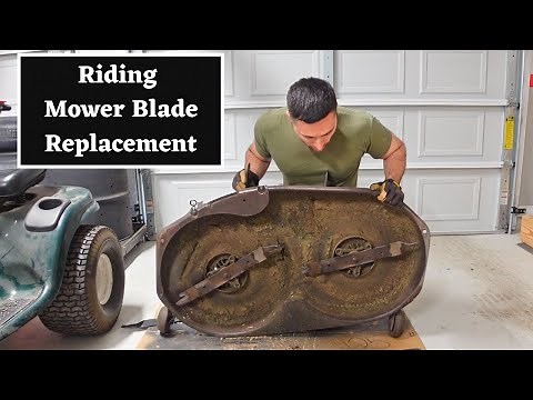 How to Replace Blades on a Craftsman Riding Lawn Mower