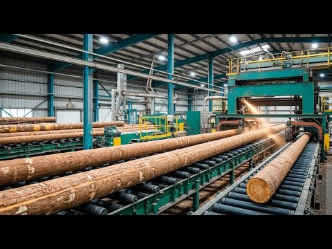 Insane Lumber Factory Process You Must See!