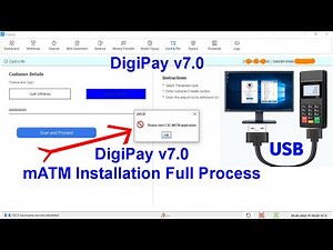 CSC DigiPay v7.0 mATM Installation Full Process 2022 | CSC mATM Setup Process 2022
