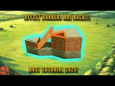 RUST - How To Make An Offset Bunker In 2025! (Patched)