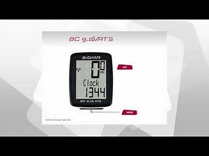 SIGMA SPORT BC 9 16 ATS Functions EN