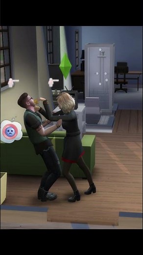 WHEN YOUR SIM DIES BUT FORGET TO TURN OFF THE TV - The Sims 4 Extreme Violence Mod // #shorts
