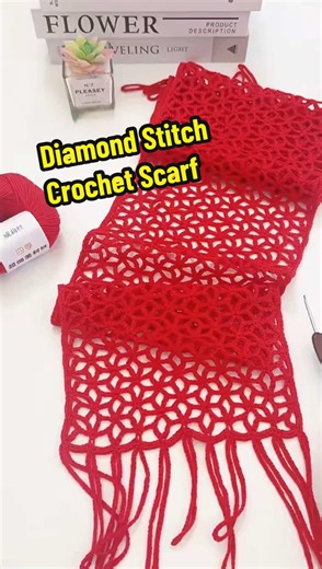 Beginner's Guide to the Diamond Stitch in Crochet