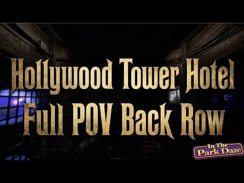 Hollywood Tower Hotel Full POV Back Row