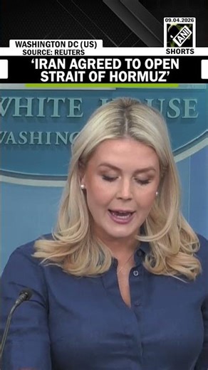 WH Spox claims, Iran has agreed to open Hormuz Strait amid ceasefire
