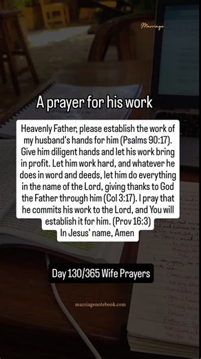 1.2K reactions · 153 shares | ✨️ Share it with him Whatever you do, work at it with all your heart, as working for the Lord, not for human masters. Colossians 3:23 NIV ✨️✨️✨️✨️✨️✨️✨️ Follow @marriagenotebook #col323 #Proverbs31Woman #prayingwomen | Marriage NoteBook | Facebook