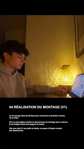 Voici exactement comment je gère mes clients en montage, du premier DM jusqu'à la livraison finale.