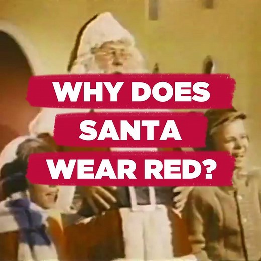 518K views · 245 reactions | It’s the holiday season and we all know that means seeing old St. Nick in his big red suit. But have you ever stopped to wonder why he doesn’t wear any other color? Because he used to be seen wearing blue suits, purple suits, yellow suits and sometimes he was even skinny! So how did we end up a jolly bearded Santa who only dresses in red? | PBS Origins | Facebook