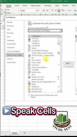 Make Excel Cells Speak! | How to Use Speak Cells Feature in Excel