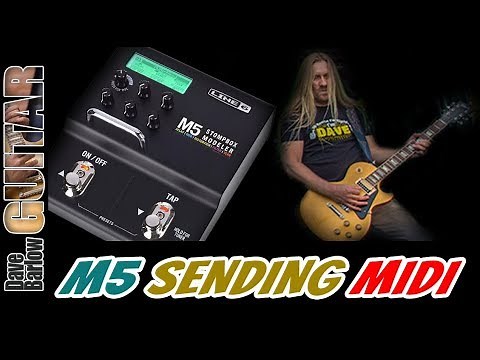 Line 6 M5 Stomp Box Modeller Controled with Midi