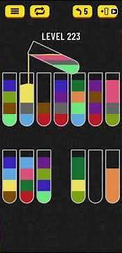 Water Sort Puzzle - level 223