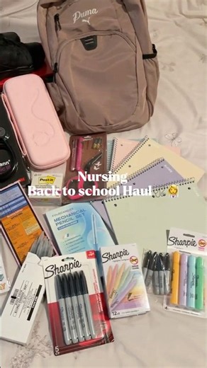 Everything you actually need for nursing school 🎒🩺