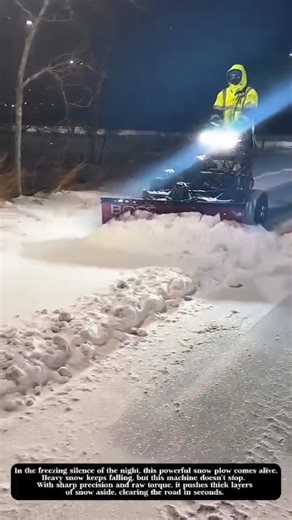 Powerful Snow Plow in Action! #shorts