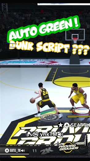 I may be late but I didn’t know there were dunk scripts #shorts #gaming #nba2k
