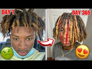 MY DREADLOCK JOURNEY | 1 YEAR TRASNFORMATION *INSANE GROWTH*