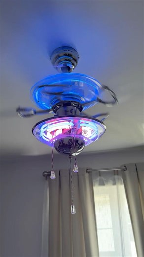 Turn of the Century Neon Ceiling Fan #ceilingfan