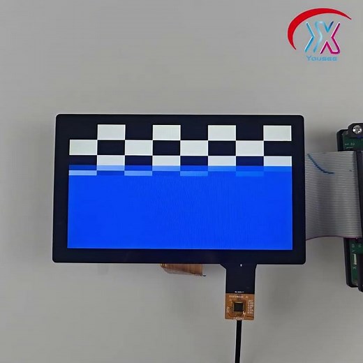 7 Inch 1024×600 IPS TFT LCD Display with Capacitive Touch Screen (CTP) | LCD Module Demo #yousee