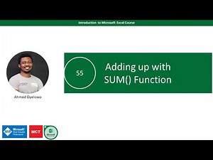 55. Adding up with SUM function