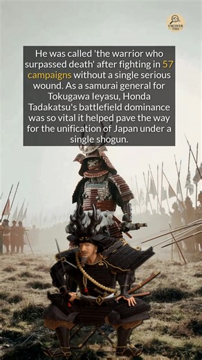 65K views · 1K reactions | Meet Honda Tadakatsu, the legendary samurai warrior said to have surpassed death. #history #historyfacts #samurai #worldhistory | Uncover This | Facebook