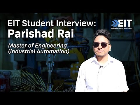 EIT Master of Engineering Student Studying On-Campus in Perth, Western Australia