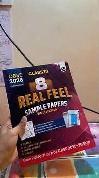 Solving Science Sample Paper as a CBSE 10th Grader 🧪📚#class10 #studywithme #cbse10th