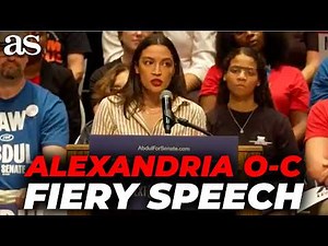 AOC'S explosive speech in MICHIGAN: attacks TRUMP, CORRUPTION and INEQUALITY | FULL ADDRESS