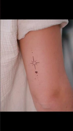 Cute tiny Tattoo Designs 💫 | Small & Aesthetic Tattoo Ideas for Girls ✨ #shorts