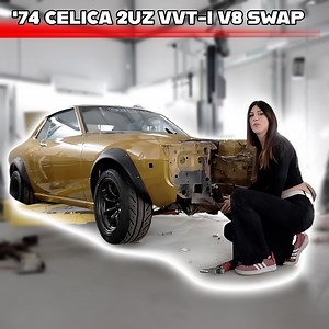 Farewell Engine - Swapping A 2UZ V8 Into A '74 Toyota Celica | Sarah-n-Tuned