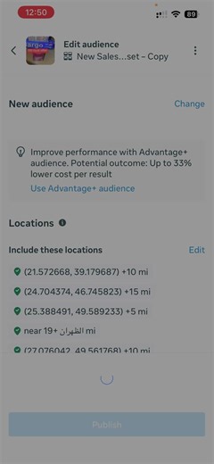 How to turn on advantage + audience
