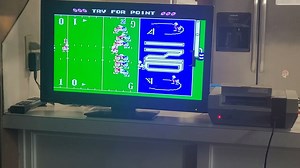After joining the TG community in 2020, Marc Thomas made it official by submitting his first high score run to the TG leaderboard. His game? The NES football classic Tecmo Bowl where he competed for the biggest blowout against the opposing team. After four quarters, Marc achieved enough touchdowns to earn a final tally of 126-0, earning a tie for first place. | Twin Galaxies | Facebook