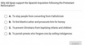 Why did Spain support the Spanish Inquisition following the Pro... | Filo