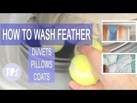 YEAR TIP: How to wash feather clothes: DUVET, PILLOWS, COATS...