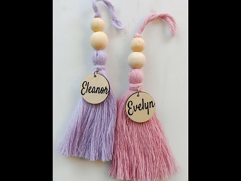 Macrame Tassel With Beads Tutorial