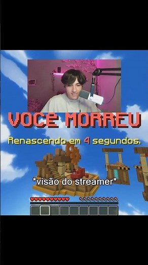 chorou pro arco AO VIVO. risos. #minecraft #bedwars #minecraftmemes