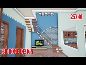 25*40 house plan – 25*40 house design - 4 bedroom duplex house design