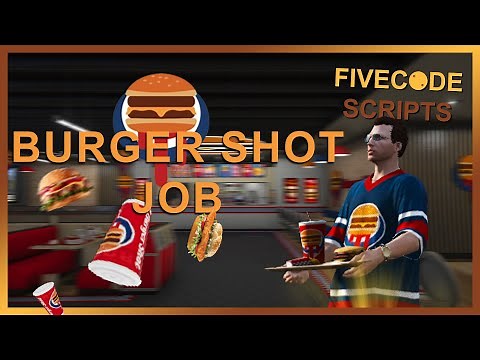 FiveM Script | Burger Shot Job [ESX/QB/QBOX] | FIVECODE SCRIPTS