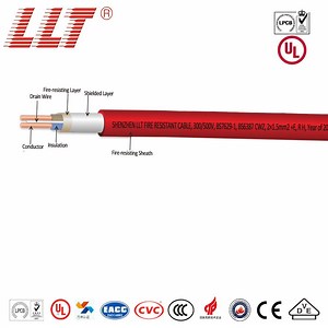[Hot Item] Red 2 Core Fire Alarm Cable 1mm 1.5mm 2.5mm Flexible Electrical Wire Cable pH30 Fire Rated Cable Fire Alarm System