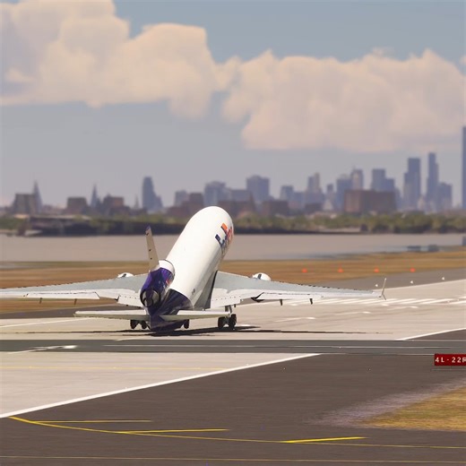 Incredible Dangerous! Fedex MD-11 hard tail strike on take off in NY | IronGaming