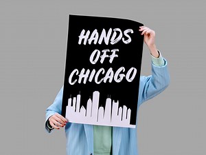 Hands off Chicago Protest Sign, Troops Out of Our Cities Protest Poster PRINTABLE - Etsy