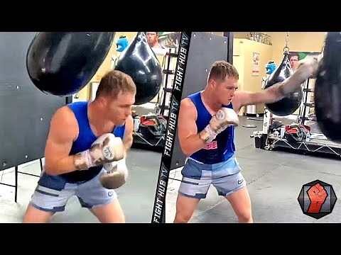 CANELO DEFENSIVE TRAINING - LOOKING SAUVE DRILLING HEAD MOVEMENT & COMBINATIONS (WORKOUT VIDEO)